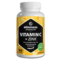 VITAMIN C 1000 mg hochdosiert+Zink vegan Tabletten 360 Stck