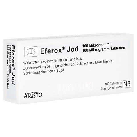 Eferox Jod 100g/100g 100 Stck N3