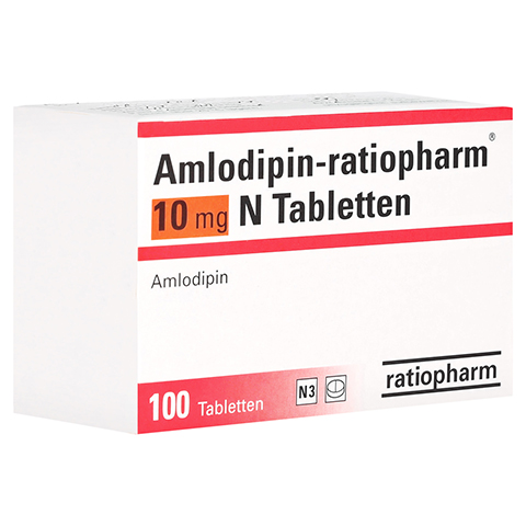 Amlodipin-ratiopharm 10mg N 100 Stck N3