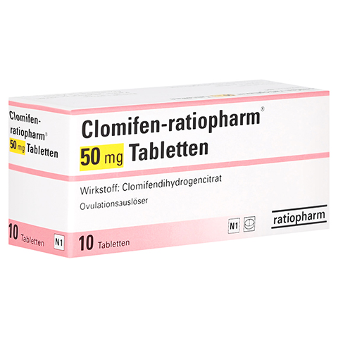 CLOMIFEN-ratiopharm 50 mg Tabletten 10 Stck N1