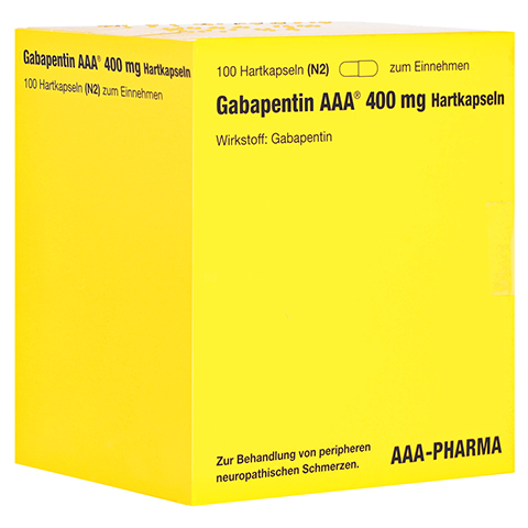 Gabapentin AAA 400mg 100 Stck N2
