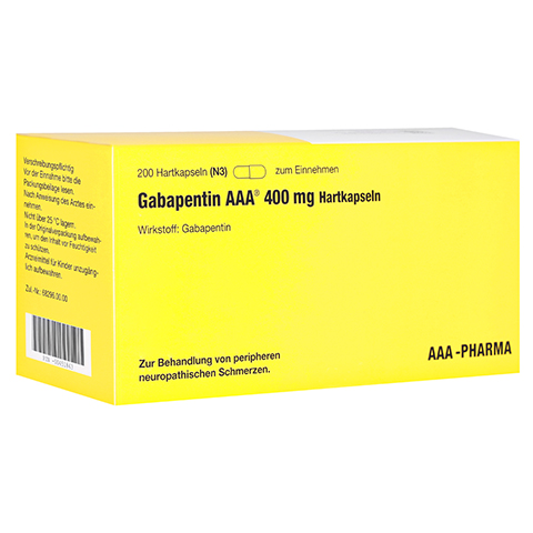 Gabapentin AAA 400mg 200 Stck N3