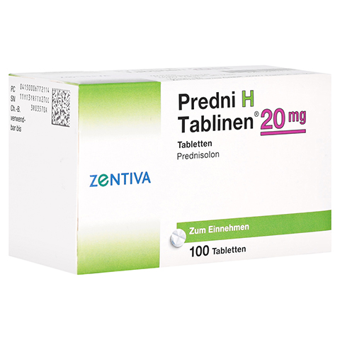 PREDNI H Tablinen 20 mg Tabletten 100 Stck N3