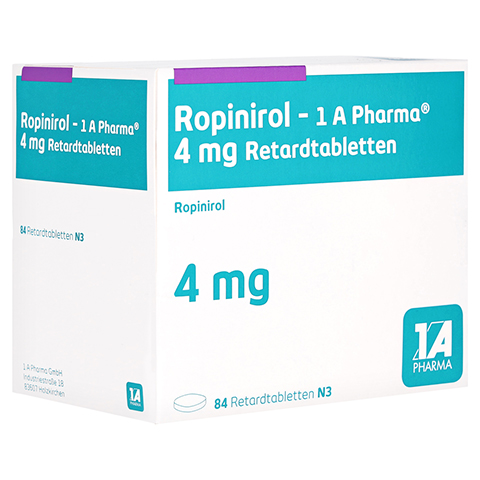 Ropinirol-1A Pharma 4mg 84 Stck N3
