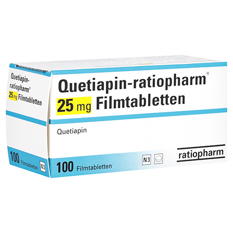 Quetiapin-ratiopharm 25mg 100 Stck N3