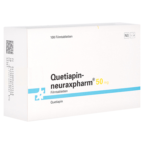 Quetiapin-neuraxpharm 50mg 100 Stck N3