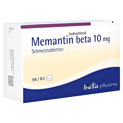 Memantinhydrochlorid beta 10mg 98 Stck N3