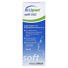 BLUPAN soft OSD Augentropfen 10 Milliliter - Vorderseite