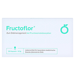 FRUCTOFLOR Fructose Intoleranz & Malabsorption Kps 30 Stck - Vorderseite