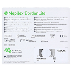 MEPILEX Border Lite Schaumverb.4x5 cm steril 10 Stck - Rckseite