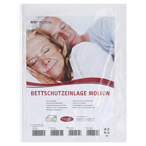 BETTEINLAGE Molton/PVC 70x100 cm 1 Stück