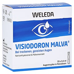 Visiodoron Malva Augentropfen in Einzeldosispipetten 20x0.4 Milliliter
