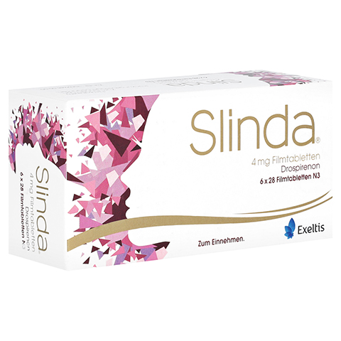 SLINDA 4 mg Filmtabletten 6x28 Stck N3