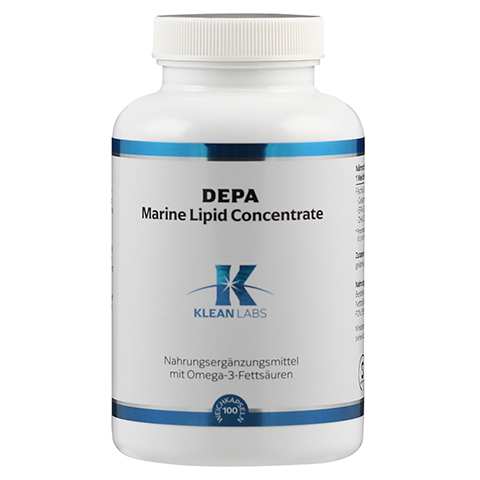 DEPA Marine Lipid Concentrate KLEAN LABS Kapseln 100 Stck