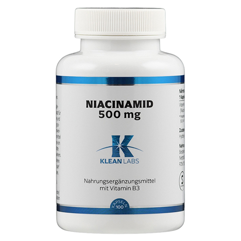 NIACINAMID B3 500 mg Kapseln 100 Stck