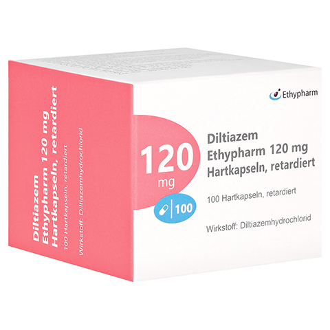 DILTIAZEM Ethypharm 120 mg Hartkapseln retardiert 100 Stck N3