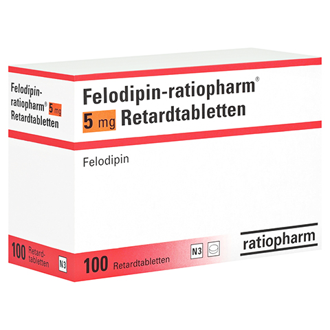 Felodipin-ratiopharm 5mg 100 Stck N3