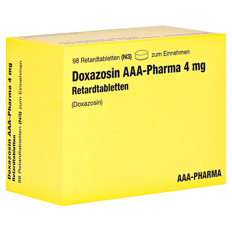 Doxazosin AAA-Pharma 4mg 28 Stck N1