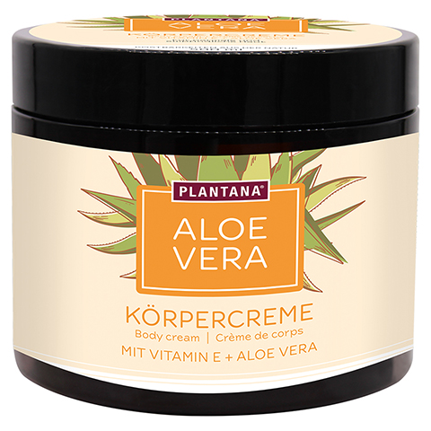 PLANTANA Aloe Vera Krpercreme m.Vitamin-E 500 Milliliter