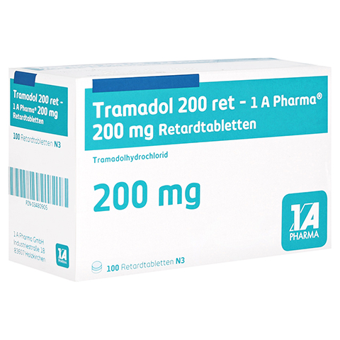 Tramadol 200 ret-1A Pharma 100 Stück N3