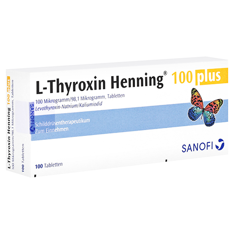 L-Thyroxin Henning 100 plus 100 Stück N3