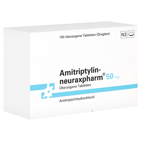 Amitriptylin-neuraxpharm 50mg 100 Stück N3