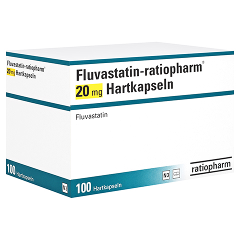 Fluvastatin-ratiopharm 20mg 100 Stck N3
