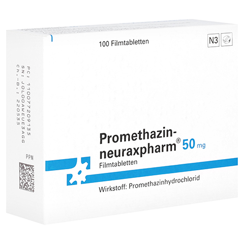 Promethazin-neuraxpharm 50mg 100 Stück N3