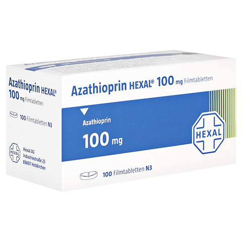AZATHIOPRIN HEXAL 100 mg Filmtabletten 100 Stck N3