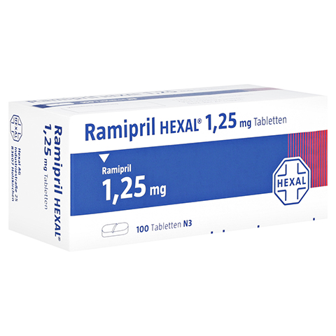 Ramipril HEXAL 1,25mg 100 Stück N3