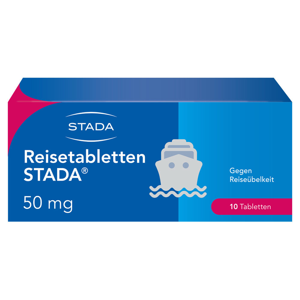 Reisetabletten STADA 50mg Tabletten 10 Stück