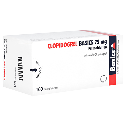 CLOPIDOGREL BASICS 75mg 100 Stck N3