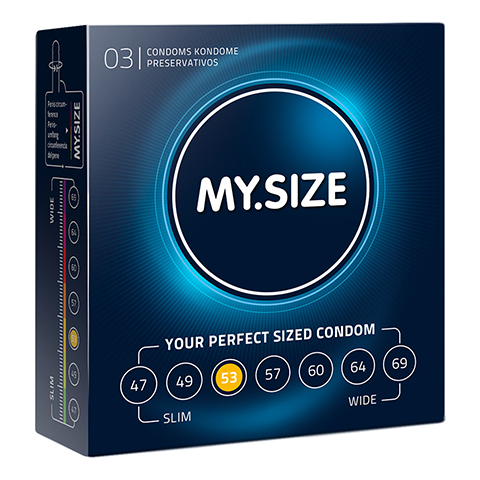 MYSIZE 53 Kondome 3 Stck