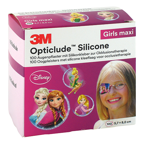 OPTICLUDE 3M Silicone Disney girls maxi 5,7x8 cm 100 Stck