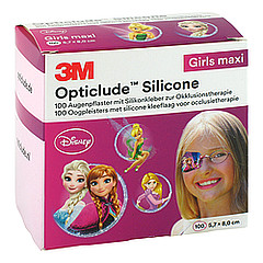 OPTICLUDE 3M Silicone Disney girls maxi 5,7x8 cm