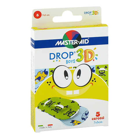 DROP 3D Kinder-Wundverb.5x7 cm boys 5 Stck