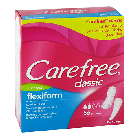 CAREFREE flexiform fresh Slipeinlagen 56 Stck