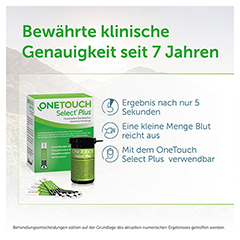 OneTouch Select Plus Teststreifen 50 Stck - Info 1