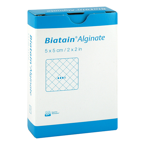 BIATAIN Alginate Kompressen 5x5 cm 10 Stck