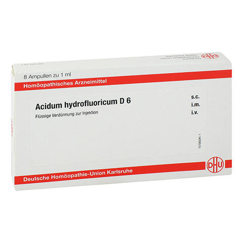 ACIDUM HYDROFLUORICUM D 6 Ampullen 8x1 Milliliter N1