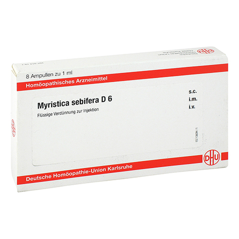 MYRISTICA SEBIFERA D 6 Ampullen 8x1 Milliliter N1