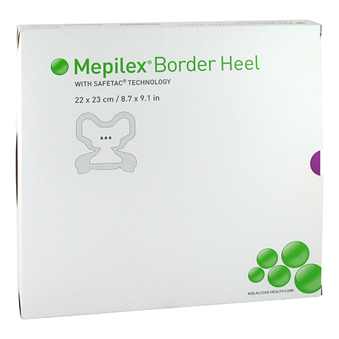 MEPILEX Border Heel Fersenverb.haft.22x23 cm ster. 10 Stck