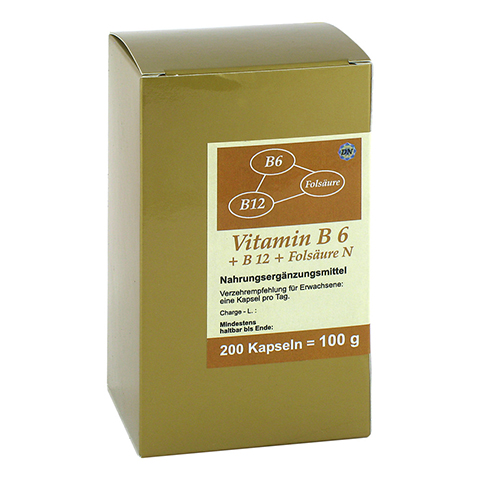 VITAMIN B6+B12+Folsure N Kapseln 200 Stck