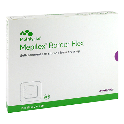 MEPILEX Border Flex Schaumverb.haft.15x15 cm 10 Stck