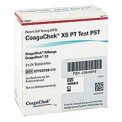 COAGUCHEK XS PT Test PST