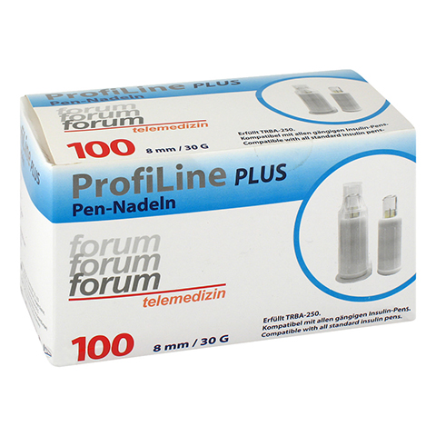 PROFILINE Plus Pen-Nadeln 8 mm 100 Stck