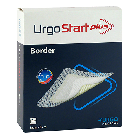 URGOSTART Plus Border 8x8 cm Wundverband 10 Stck