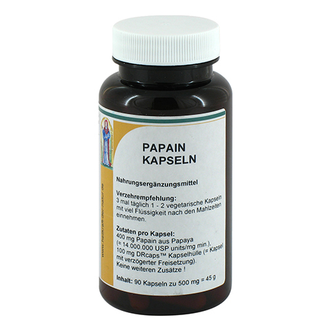 PAPAIN 400 mg Kapseln 90 Stck