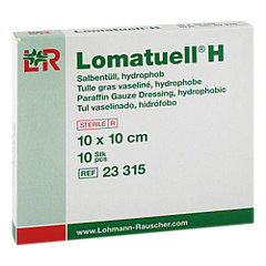 LOMATUELL H Salbentll 10x10 cm steril