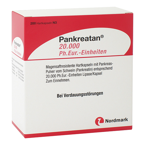 Pankreatan 20000 Ph.Eur.-Einheiten 200 Stück N3